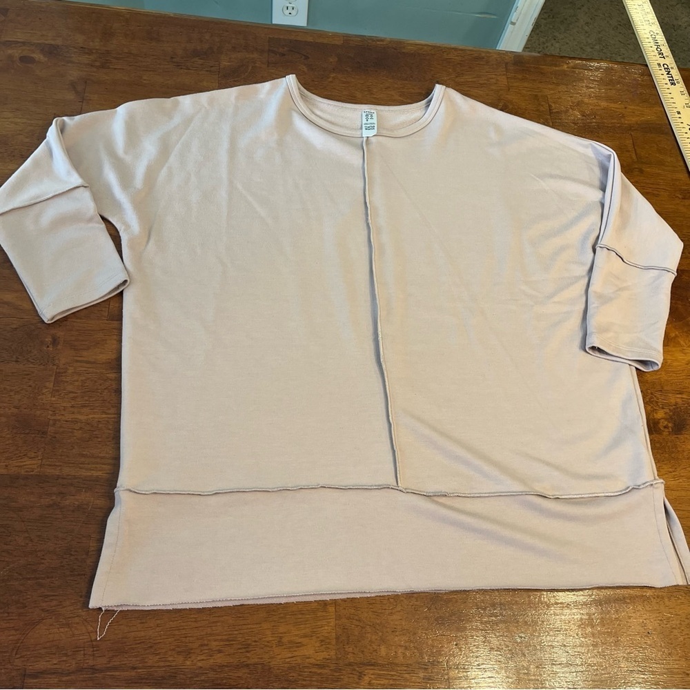 Spanx Perfect Length Dolman Top, Oat size medium